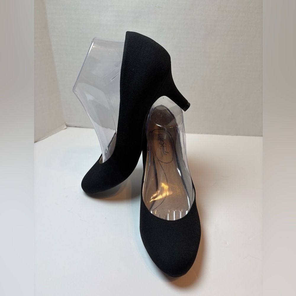 Life Stride Soft System Parigi black comfort pumps heels size 8.5M